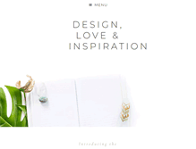 Tablet Screenshot of designloveinspiration.com